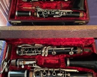 Vintage clarinets