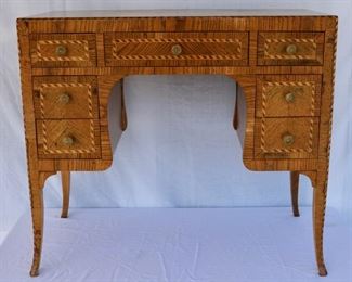 Inlaid Marquetry Italian Writing Desk