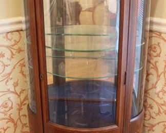 Inlaid Mahogany Vitrine