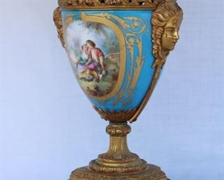 Sevres Porcelain Lamp