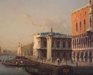 Original oil by Antoine Bouvard