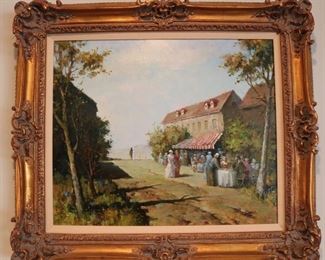 Original oil on canvas artist signed.