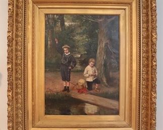 Original oil on canvas by Albert Roosenboom