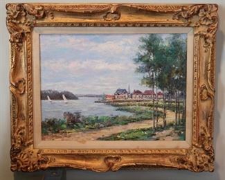 Oil on canvas artist signed.