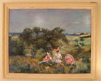 Original oil canvas by Gene Mollica