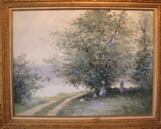 Oil canvas by Margaret Rice