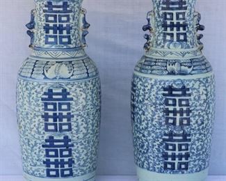 Two 19th Century Chinese Floor Vases