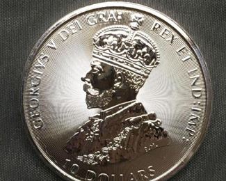 2 Troy Ounce .999 Fine Silver Canada Royal Mountie $10 Silver Bullion Round Coin 2