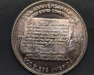 1 Troy Ounce .999 Fine Silver Bullion Round