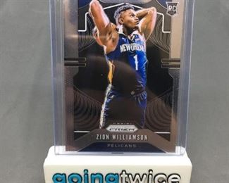 2019-20 Panini Prizm Basketball #248 ZION WILLIAMSON Rookie Card - WOW!