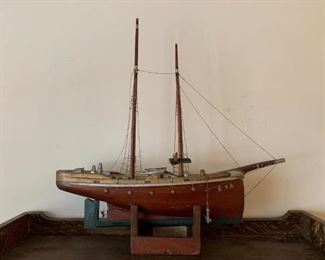 #6	Cedar Hand-made wooden Boat "Eva" (W/story attached)	 $100.00 
