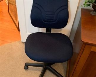 #47	Blue Office Chair Adjustable works	 $50.00 
