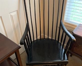 #55	black Wood Rocker	 $75.00 
