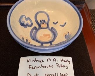 #72	M. A. Hadley Farmhouse Pottery - Cereal Bowl 	 $20.00 
