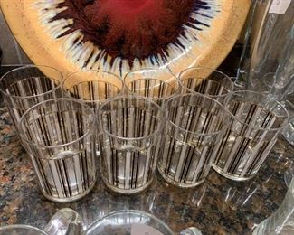 #77	Culver Vintage Bar Rock Glasses - set of 8	 $50.00 
