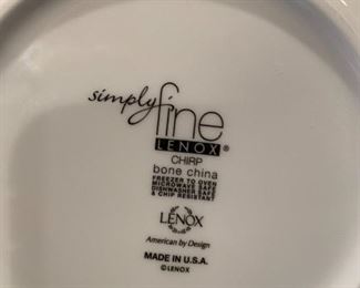 #87 Chirp Lenox Medium Serving Bowl 9.5x4.5 $20.00