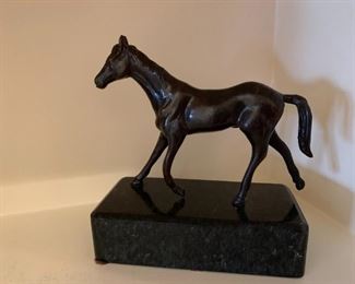 #98	Maitland Smith Bronze Horse w/Marble Base	 $30.00 
