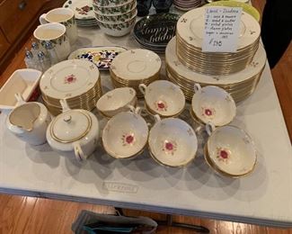 #102	Lenox - Rhodora Set of China 	 $135.00 
