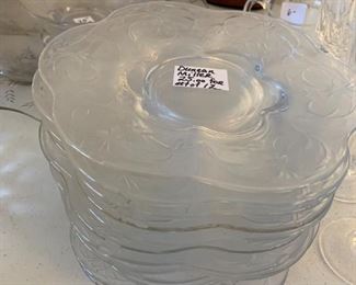 #118 Duncan Miller set of 12 Dessert Plates $25.00