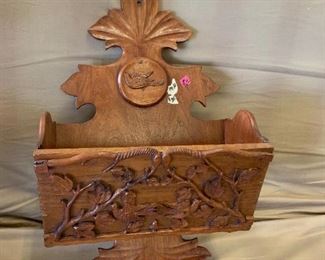 #139	Wood Carved Box 	 $30.00 
