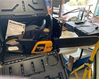 #149	Poulan Pro 42CC Chainsaw w/case 	 $60.00 
