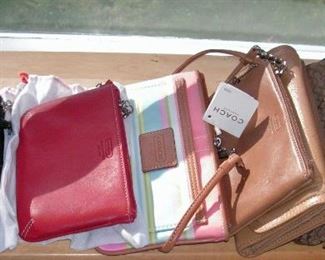 Coach wallets  & wristlets - most are brand new