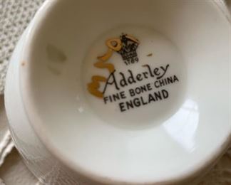 Adderley English Teacups 