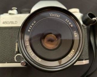 Vivitar Camera with 55mm Lens