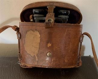Vintage Argo Binoculars with case 