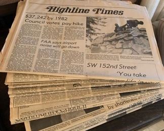 Vintage Newspapers 