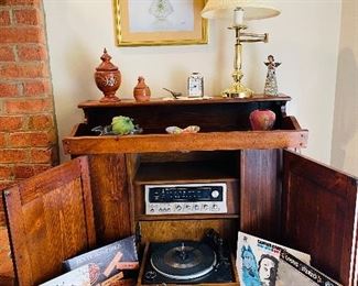 Vintage record player