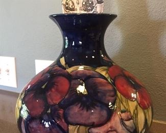 Beautiful Moorcroft pottery.