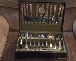 One of several sets of flatware.