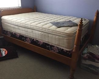 Plush , full size mattress.