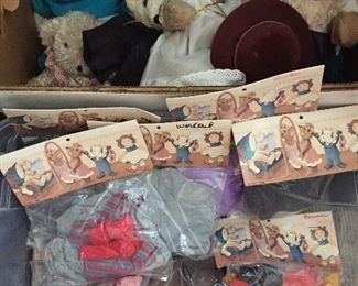 Tender Heart bears and clothing.