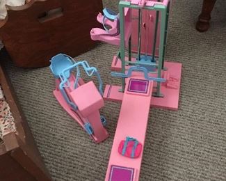 Vintage Barbie Gym.