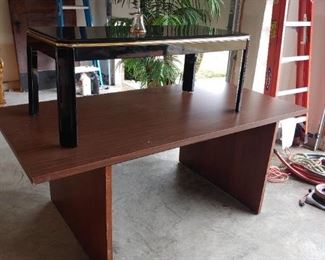 Black coffee table     48 x 24h   $5       Brown desk/table has sold