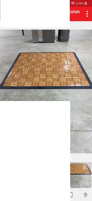 Dance Floor.   This is a snap together floor.  Approximately 6 x 6     $65 
NOW $50