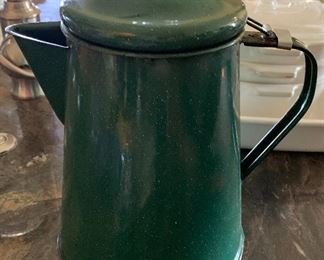 Enamel Coffee Pot