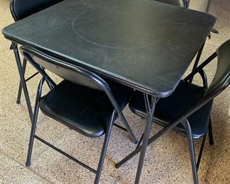 Folding Table and Chairs