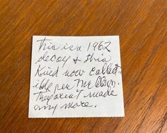 Antique Wood Fish Decoy Grey Folk Art	6in Long	
