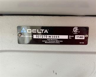 Delta 16.5in Drill Press 17-965	68x16x30in	HxWxD
