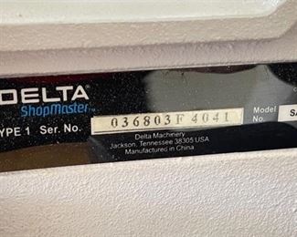 Delta 1in Belt 8in Disc Sander SA180	20x15x26in	HxWxD

