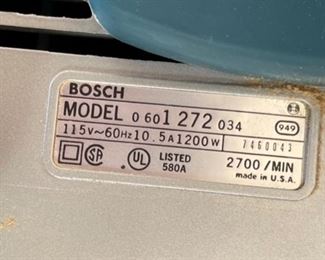 Bosch 1272 3x24 Belt Sander		
