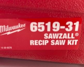 Milwaukee Sawzall Recipocating Saw 6519-31		
