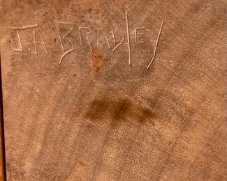 Cherokee JA Bradley Hard Rock Maple Wood Carved Goose Folk Art	10in H	
