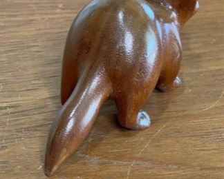 RARE Cherokee Amanda Crowe Carved Wood Raccoon	2in H	
