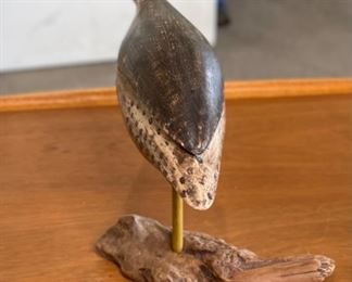 Bob Booth Carved Wood Shore Bird #2 Chincoteague Island, VA Shorebird	8in H	
