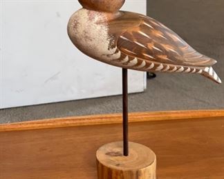 Harry V Shourds Carved Shore Bird HV Shorebird	14in H	

