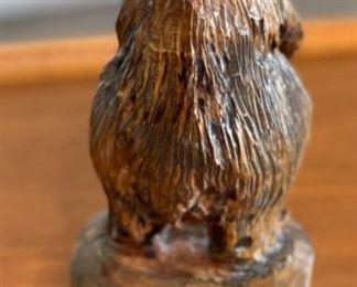 Carved Wood Bear Manby	8in H	
